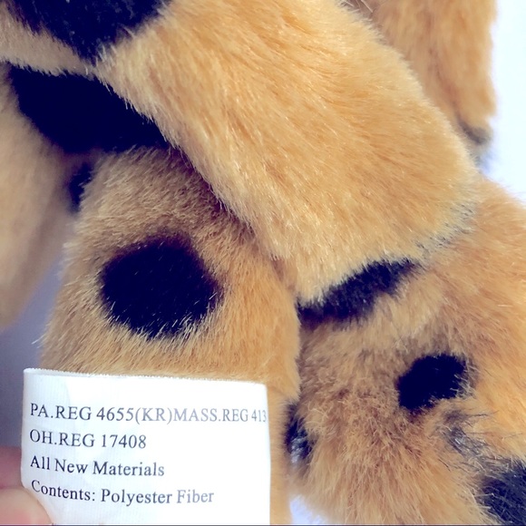 Vintage Hanging Cheetah Stuffed Animal Toy - Picture 9 of 14